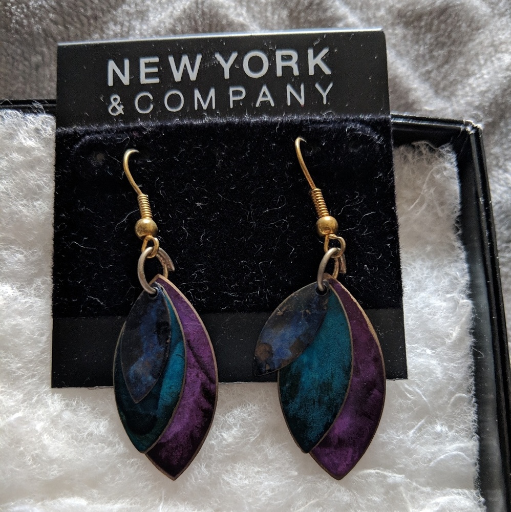 🦚 Peacock 🦚 Inspired Dangle Earrings ✨